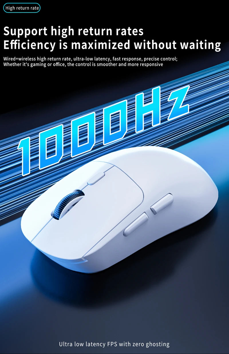 Xiaomi M348 Wireless Mouse Rechargeable 500mAh Bluetooth-Compatible Mouse Gamer Bluetooth Mouse For Laptop/Notebook/iPad/Tablet