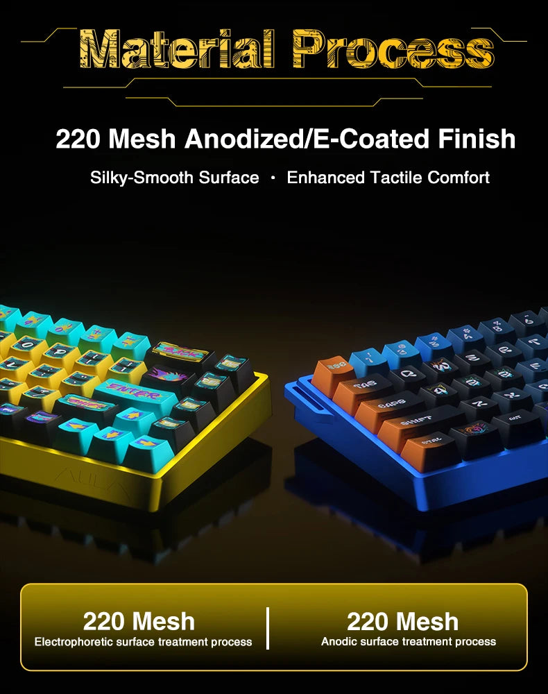 AULA WIN68HE Ultra Gaming Keyboard Full CNC Aluminum Case Rapid Trigger 8K Return Esports High-end Custom Version