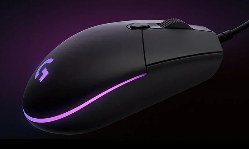 Logitech G102 Mouse Ergonomic Mouse Optical 8000DPI 16.8M Color LED Customizing 6 Buttons Wired Pc Gaming Accessories roccat