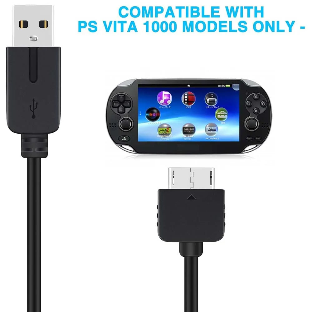 USB Data & Power Charger Cord For PlayStation PSV1000 Charging Cable Line 1.2M For PS Vita 1000 Game Console Power Adapter