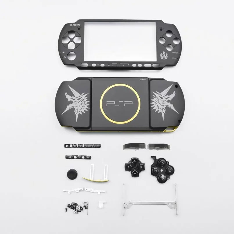 Replacement Faceplate Shell for PSP3000 Game Console Housing Case Cover with Buttons Kit for PSP 3000 3006 3008 095 New