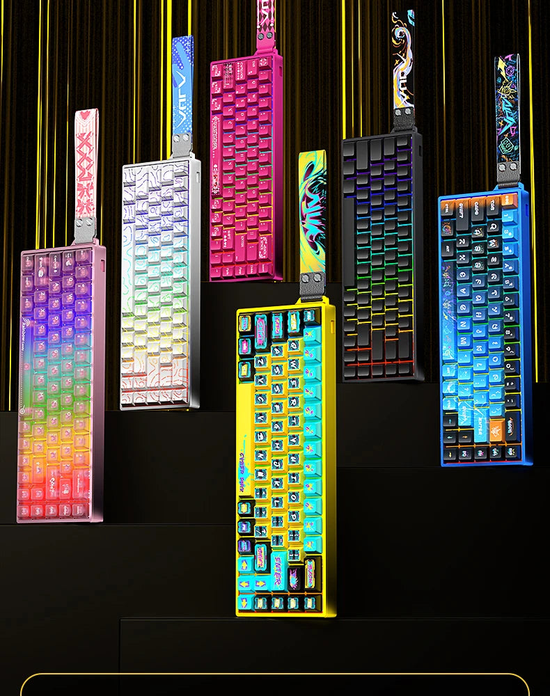 AULA WIN68HE Ultra Gaming Keyboard Full CNC Aluminum Case Rapid Trigger 8K Return Esports High-end Custom Version