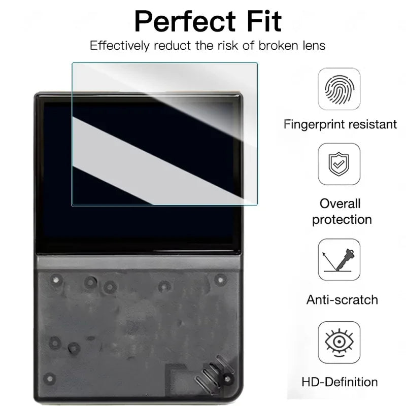 For MIYOO Mini Plus Tempered Glass Film Protective HD Hard Screen Flim Protector Cover for MIYOO Mini Game Console Accessories