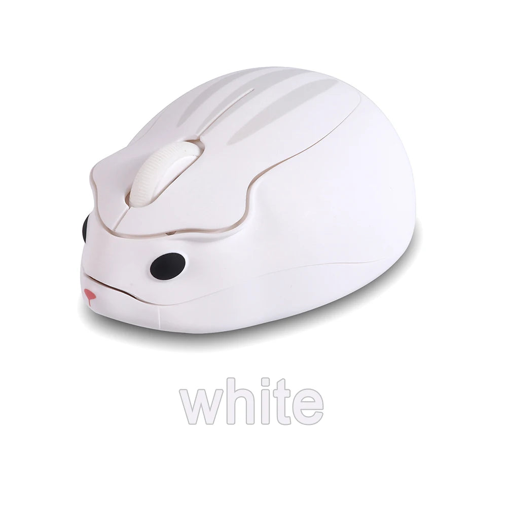 New Cute 2.4G Wireless Mouse Ergonomic Optical USB Mice Kawaii Cartoon Hamster Mouse For PC Laptop Tablet Computer Kids Gift