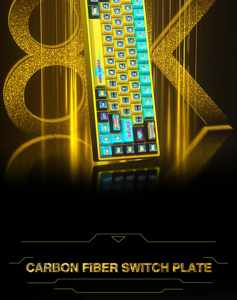 AULA WIN68HE Ultra Gaming Keyboard Full CNC Aluminum Case Rapid Trigger 8K Return Esports High-end Custom Version