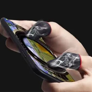 Mobile Game Controller Finger Sleeve Sets,Anti-Sweat Breathable Touchscreen Finger Sleeve for PUBG/Mobile Legends/Knives Out*10