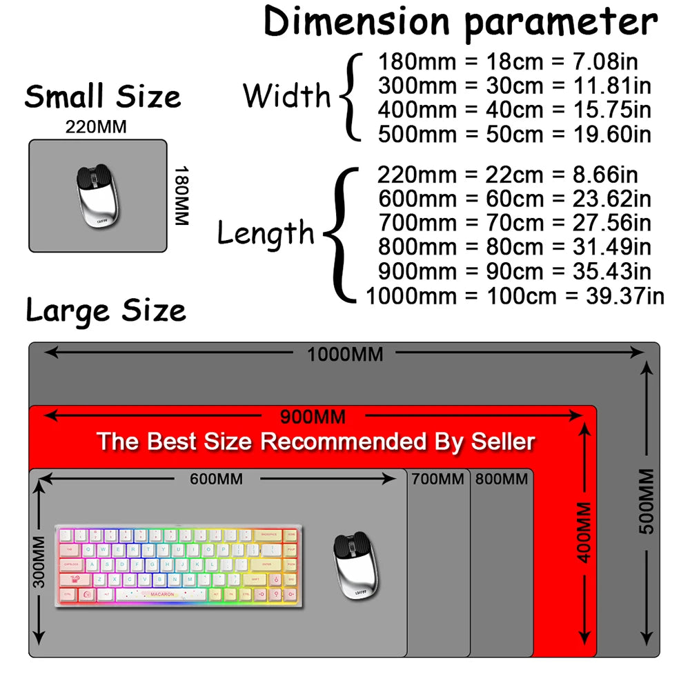 Janpanese Mask Girl Mouse Pad Non-slip Gaming Mousepad Gamer Mouse Mat Game Mechanical Keyboard XXL Desk Mat Tapis De Souris