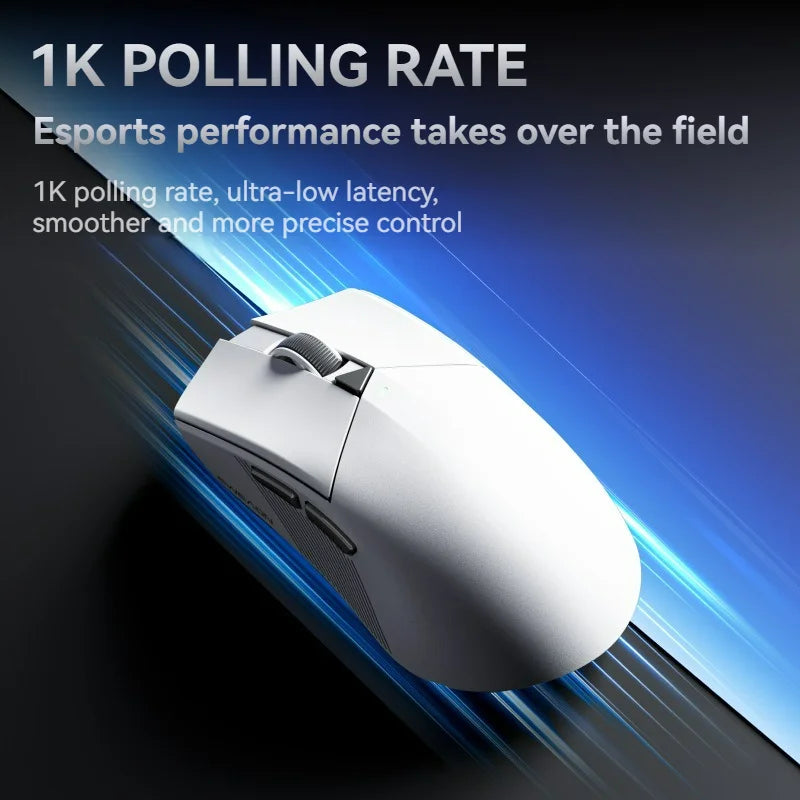 EWEADN GS01 Mouse 2.4G Wireless Lightweight 1Khz 12800DPI Six-level Adjustment 500mAh Battery office Mouse for Computer Laptop
