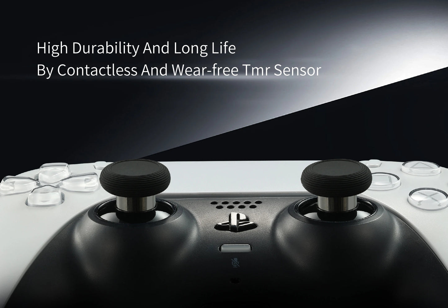 GuliKit TMR Electromagnetic Joystick with Stick Cap for PS4 PS5/PS5 Edge Gamepad for Switch Pro Xbox Series Controller Repair