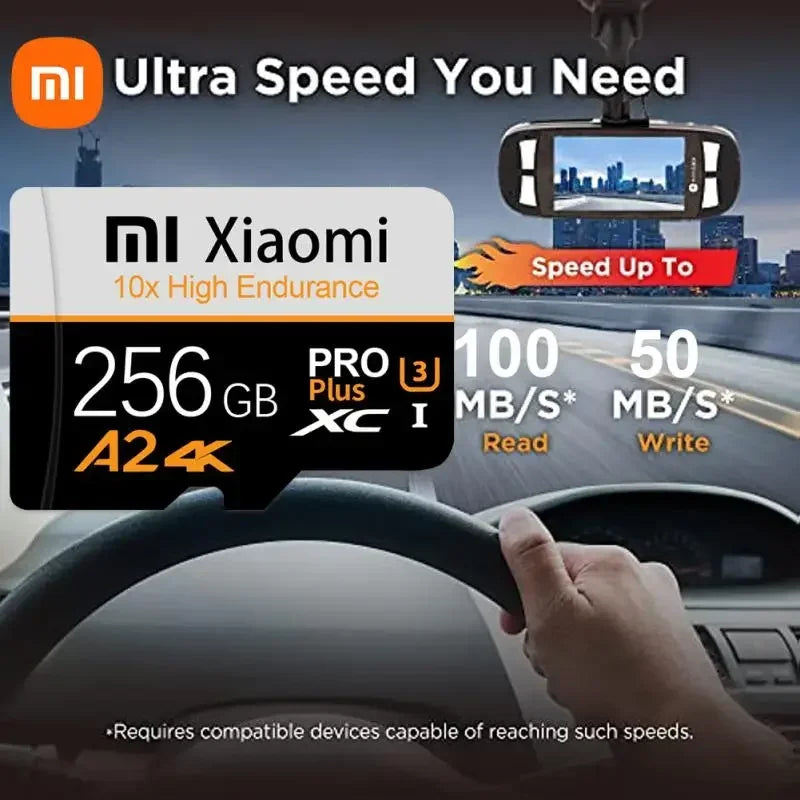 Mijia  2TB U3 Memory Card 1TB 512GB Micro TF SD Card 128GB 256GB U3 V30 4K Full HD TF Memory Flash Card For Phone/Computer