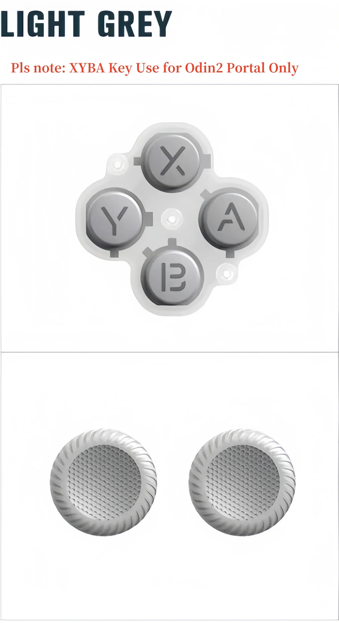 Original Odin  Joystick Cap Key Replacement Kit For Odin 2 Portal/Odin 2 Mini/Odin 2 Game Console Rocker Caps With X A B Y Keys