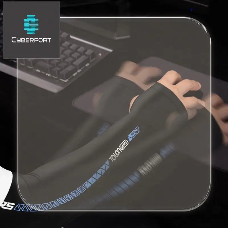 Esports Sleeve For Gamers Reduces Friction, Absorbs Sweat, Cooling Effect With Thumbholes For Extended Gaming Sessions M