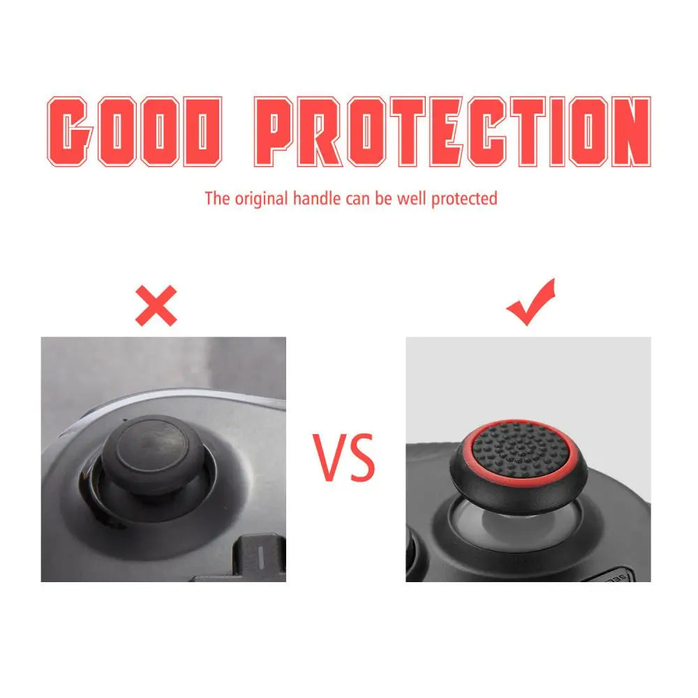 4PCS/10PCS Non-slip Silicone Analog Joystick Thumbstick Thumb Stick Grip Caps Cases for PS3 PS4 PS5 Xbox One Xbox 360 Controller