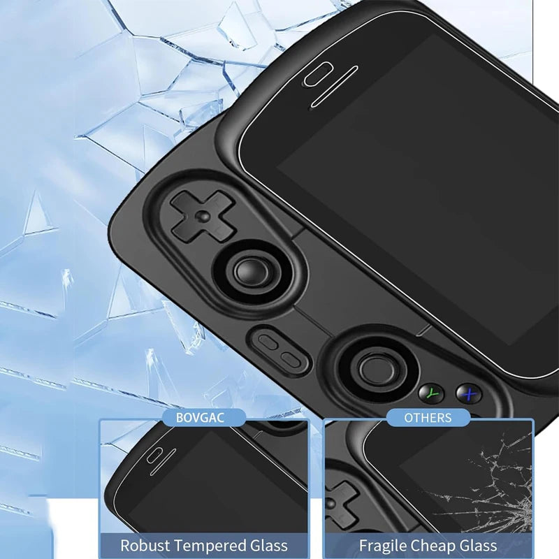 Portable Carrying Case For Anbernic RG Slide Tempered Glass Screen Protector Hand Bag Protective Shell Storage Bag For RG Slide
