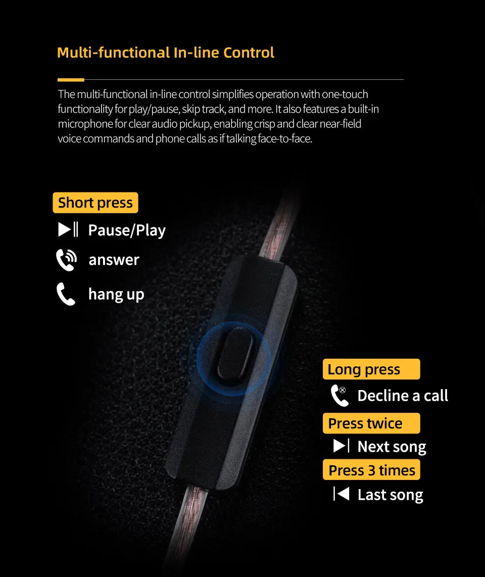 KZ ZVX Pro Earphones Dynamic HIFI Bass Earbuds in Ear Monitor Headphones Sport Noise Cancelling Headset