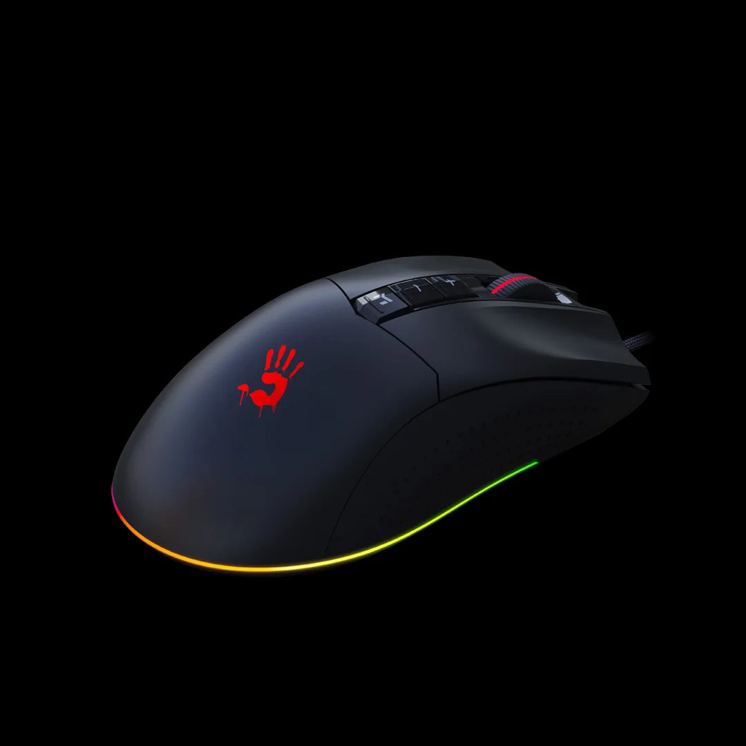 ES9 Plus Esports Gaming Mouse,15-Zone RGB Animation,8 Programmable Buttons,BC3332 Engine,Resolution: 100-10000 CPI Adjustable