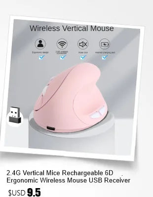 New Cute 2.4G Wireless Mouse Ergonomic Optical USB Mice Kawaii Cartoon Hamster Mouse For PC Laptop Tablet Computer Kids Gift