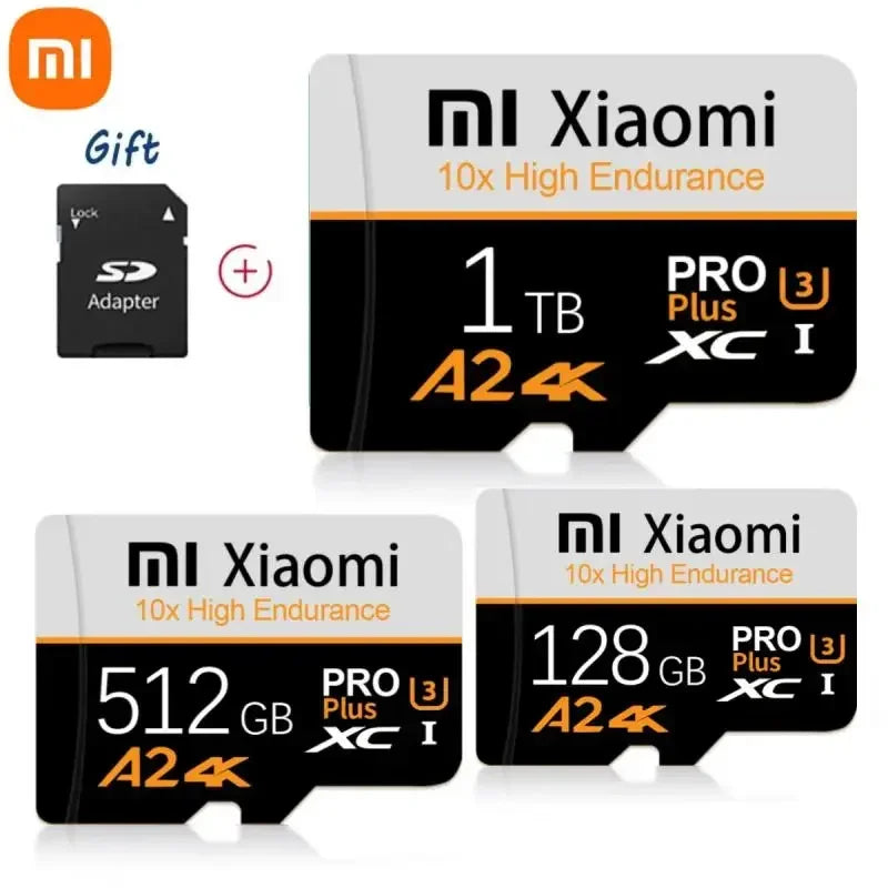 Mijia  2TB U3 Memory Card 1TB 512GB Micro TF SD Card 128GB 256GB U3 V30 4K Full HD TF Memory Flash Card For Phone/Computer