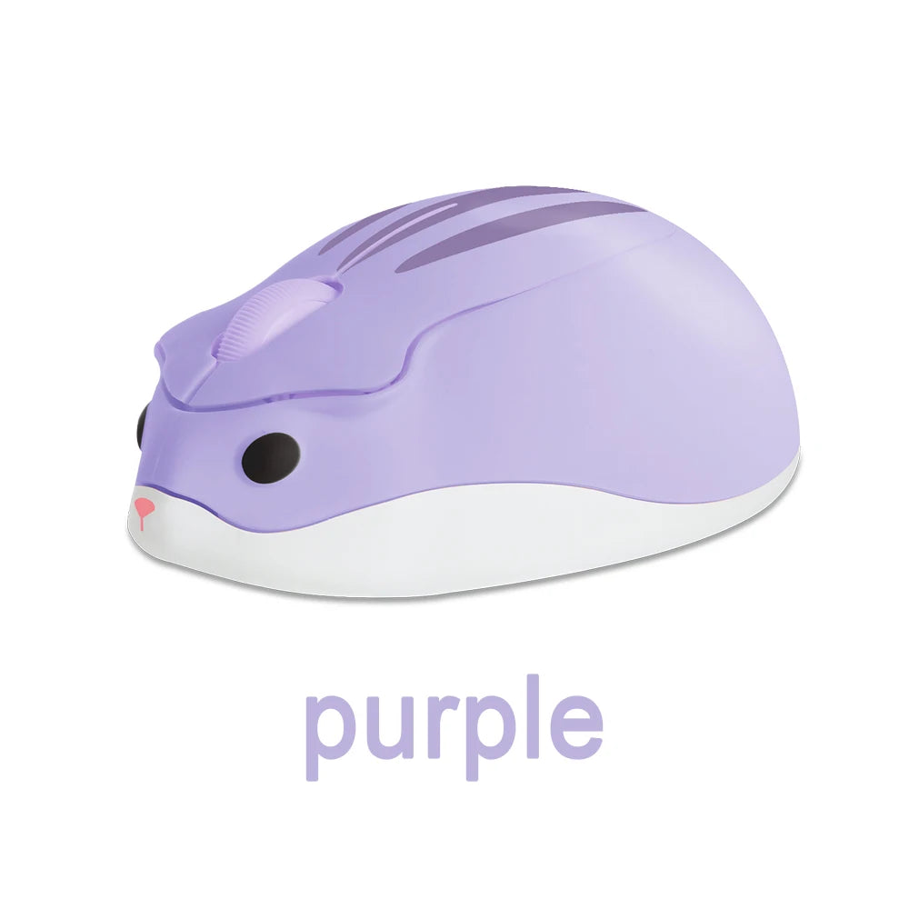 New Cute 2.4G Wireless Mouse Ergonomic Optical USB Mice Kawaii Cartoon Hamster Mouse For PC Laptop Tablet Computer Kids Gift