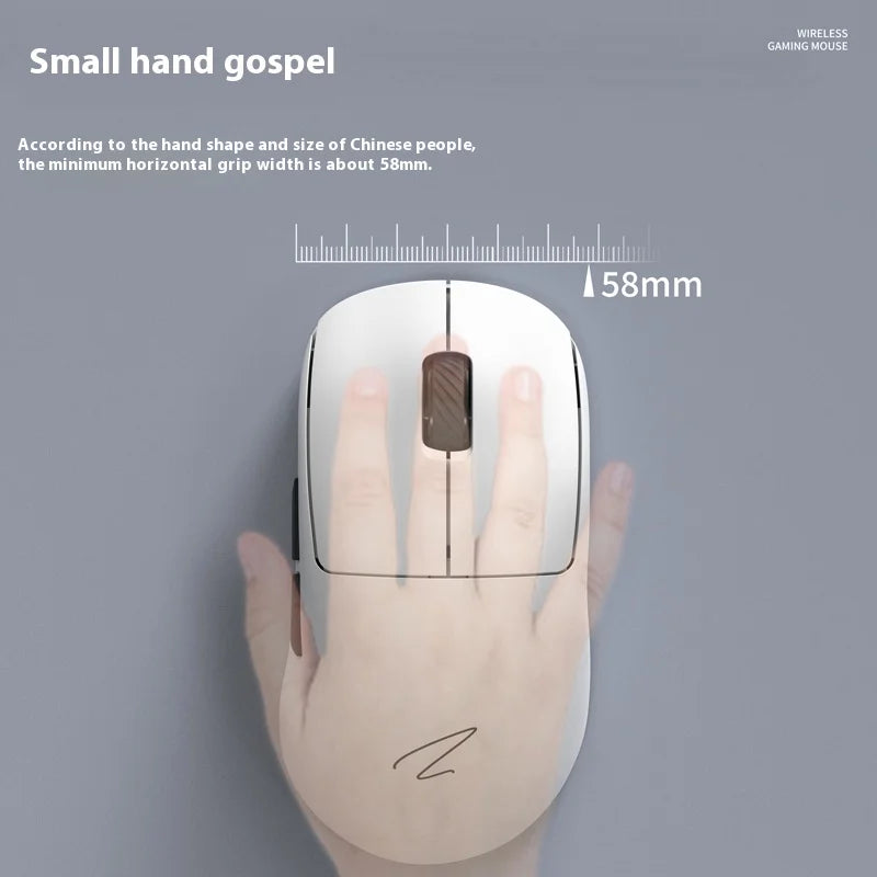 Zaopin Z2 Mini Max Wireless Mouse 4k/8k Bluetooth Tri Mode Paw3395/3950 Lightweight Ergonomics Low Latency Custom Gaming Mouse