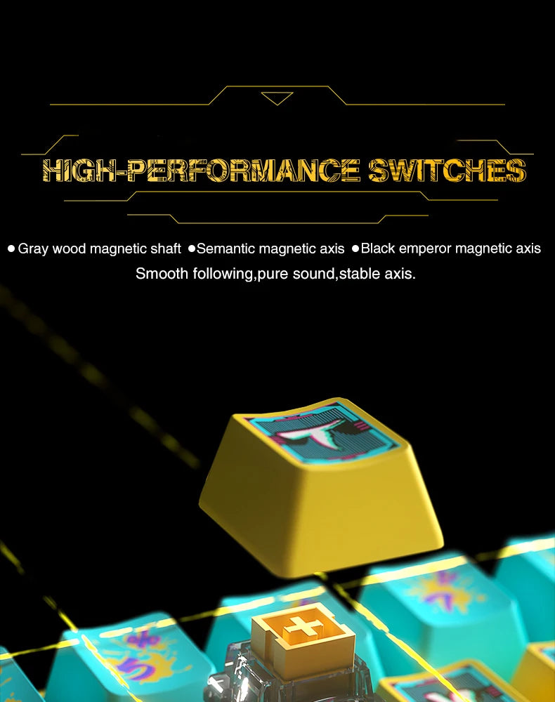 AULA WIN68HE Ultra Gaming Keyboard Full CNC Aluminum Case Rapid Trigger 8K Return Esports High-end Custom Version