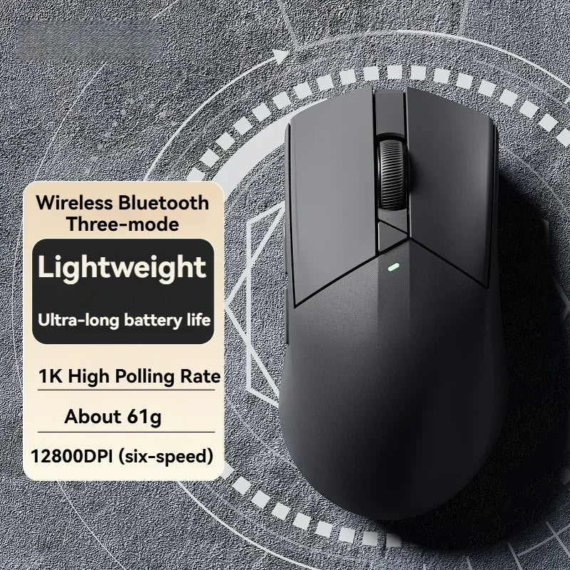 EWEADN GS01 Mouse 2.4G Wireless Lightweight 1Khz 12800DPI Six-level Adjustment 500mAh Battery office Mouse for Computer Laptop