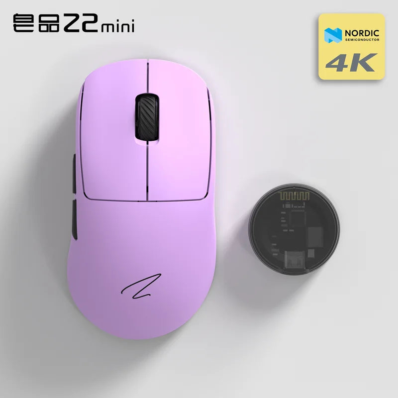 Zaopin Z2 Mini Max Wireless Mouse 4k/8k Bluetooth Tri Mode Paw3395/3950 Lightweight Ergonomics Low Latency Custom Gaming Mouse