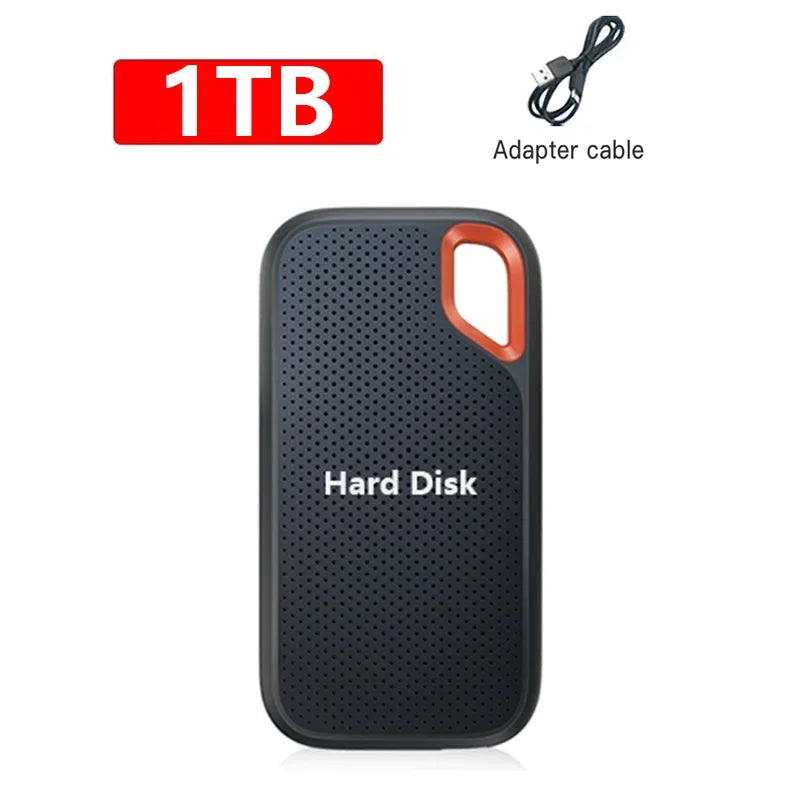 Portable SSD 2TB External Hard SSD 1TB High-speed External Solid State Drive 256TB Mass Storge Hard Disk for Laptop/PC/MAC/Phone