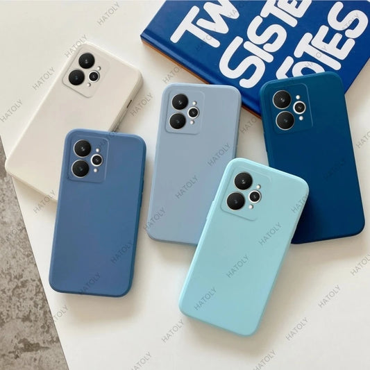 For Realme 15 Pro 5G Case For Case for Realme 15 5G Cover Liquid Silicone TPU Shockproof Monochrome Phone Case for Realme 15 Pro