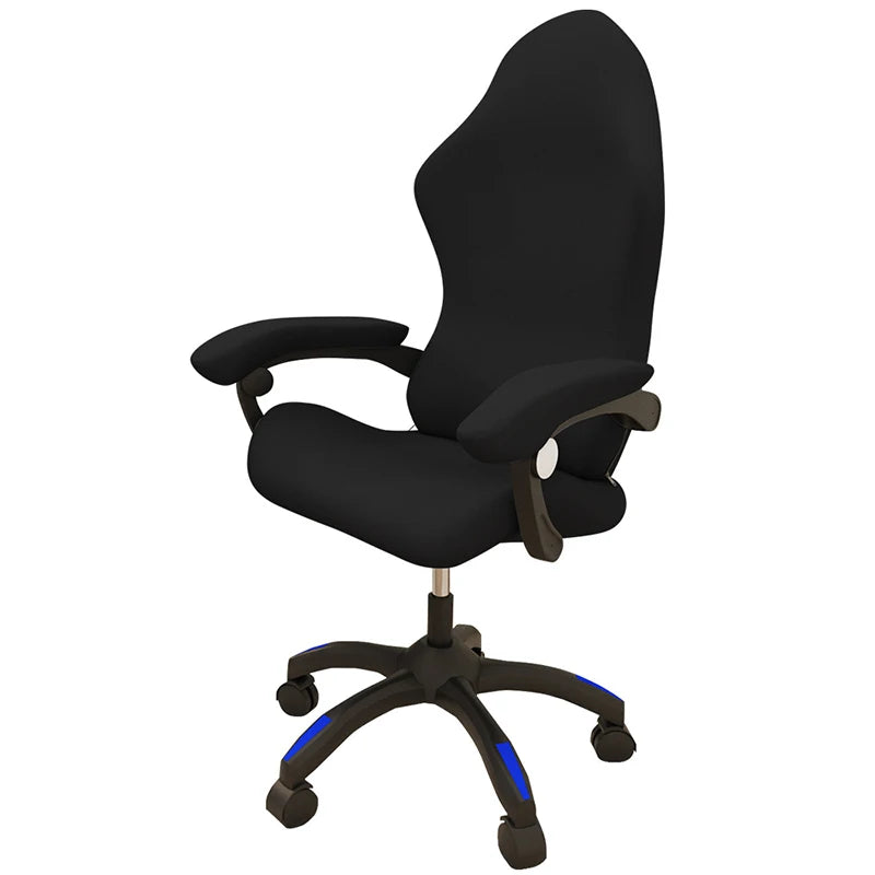1pc seat cover, gaming chair cover, zipper closure, dust-proof and stain-proof, gaming chair cover, furniture protection cover,