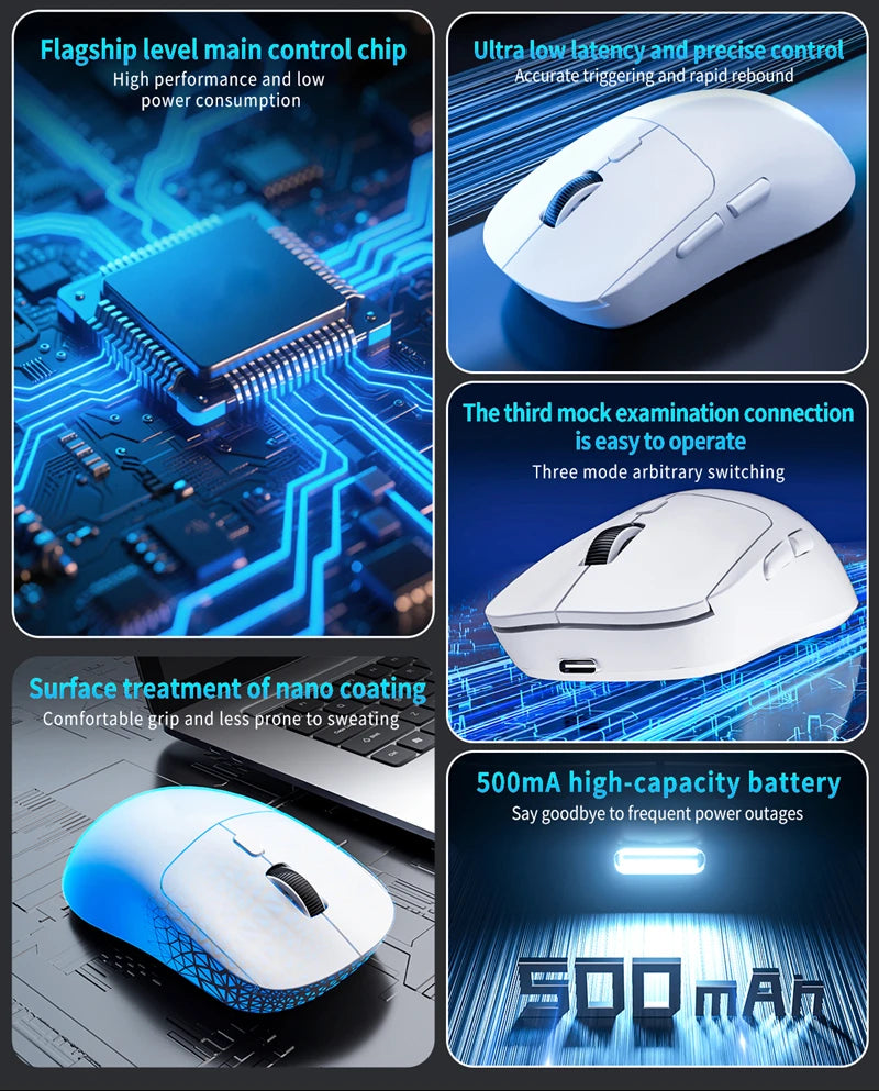 Xiaomi M348 Wireless Mouse Rechargeable 500mAh Bluetooth-Compatible Mouse Gamer Bluetooth Mouse For Laptop/Notebook/iPad/Tablet