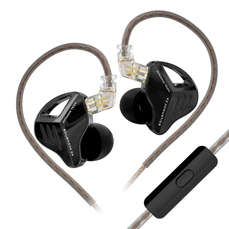 KZ ZVX Pro Earphones Dynamic HIFI Bass Earbuds in Ear Monitor Headphones Sport Noise Cancelling Headset