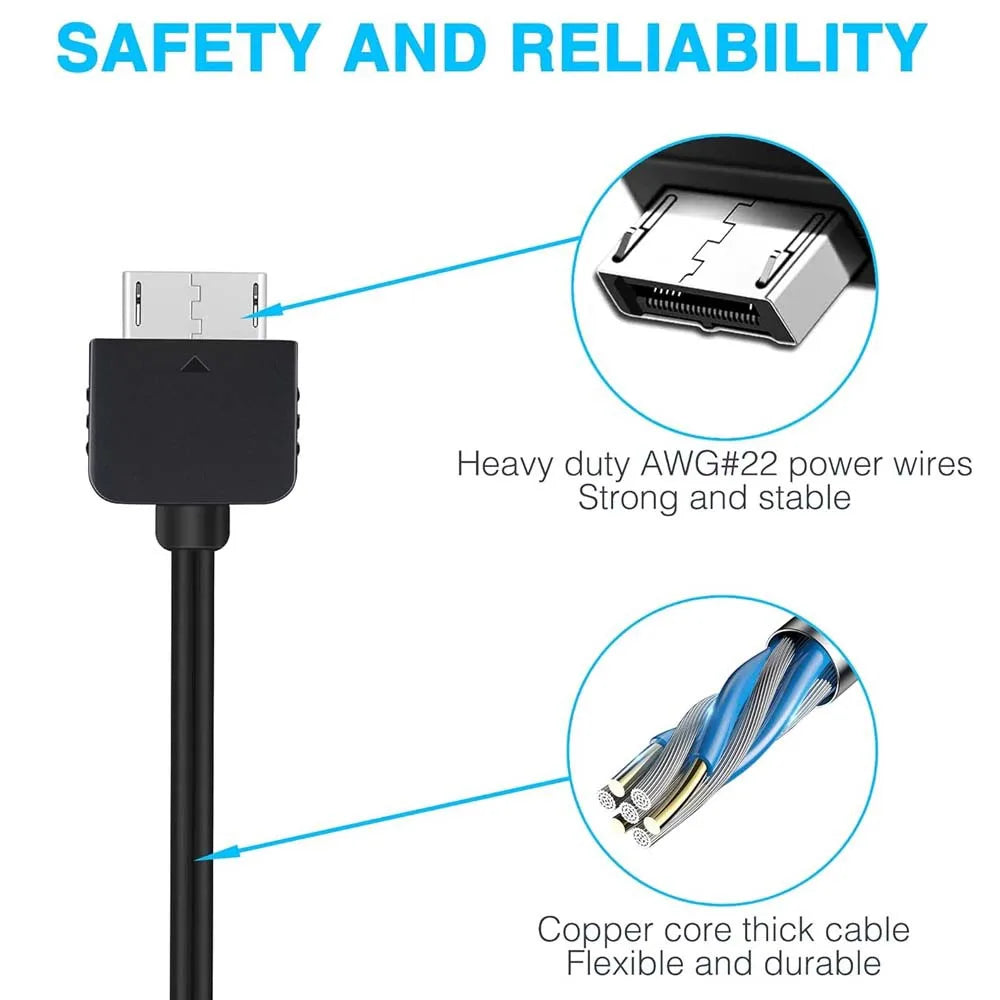 USB Data & Power Charger Cord For PlayStation PSV1000 Charging Cable Line 1.2M For PS Vita 1000 Game Console Power Adapter