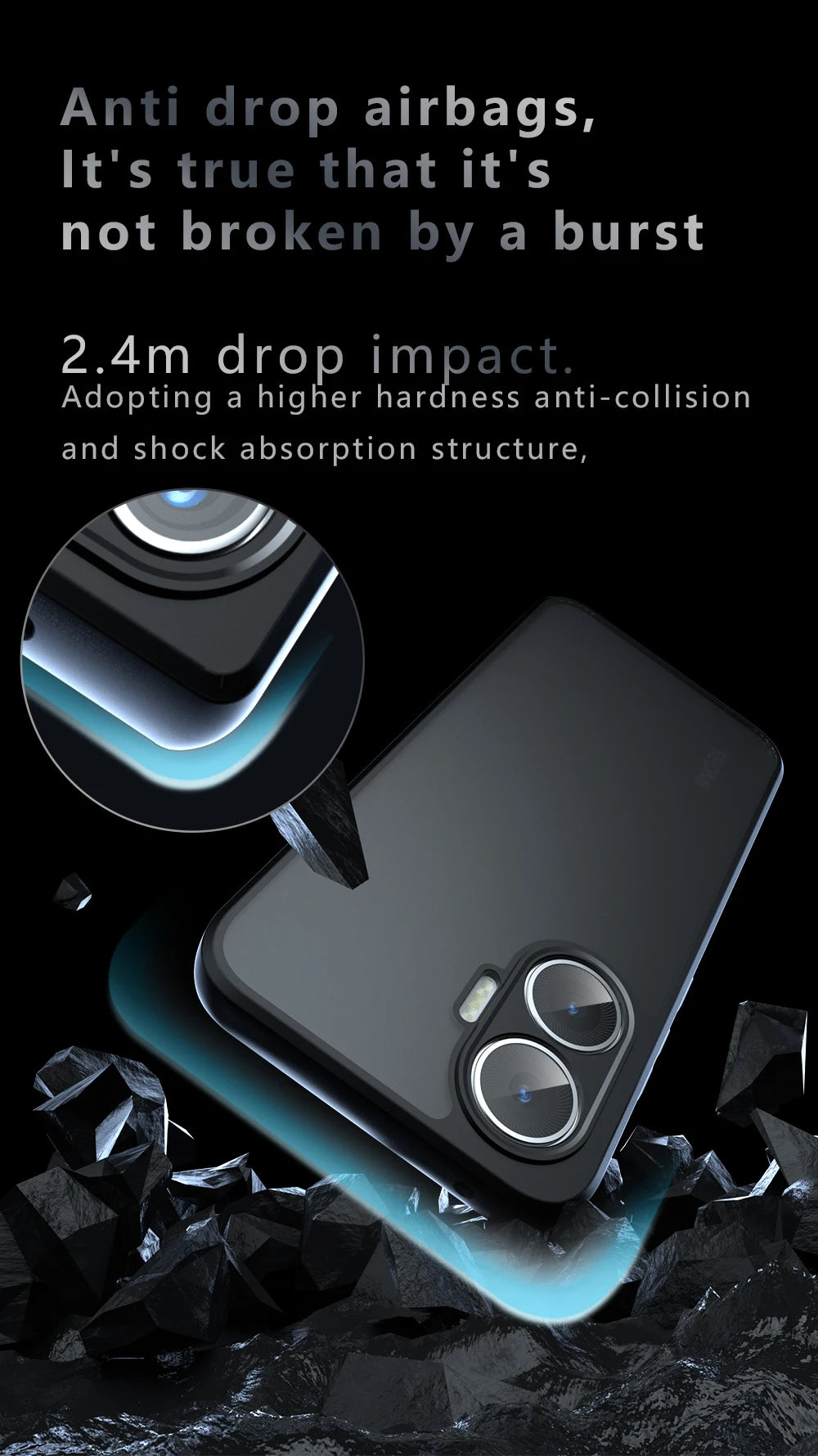 For Redmi Turbo 4 Pro case for Turbo4 Pro cover Simple black matte shell Anti-fingerprint phone case Case For Poco F7 Turbo4 Pro