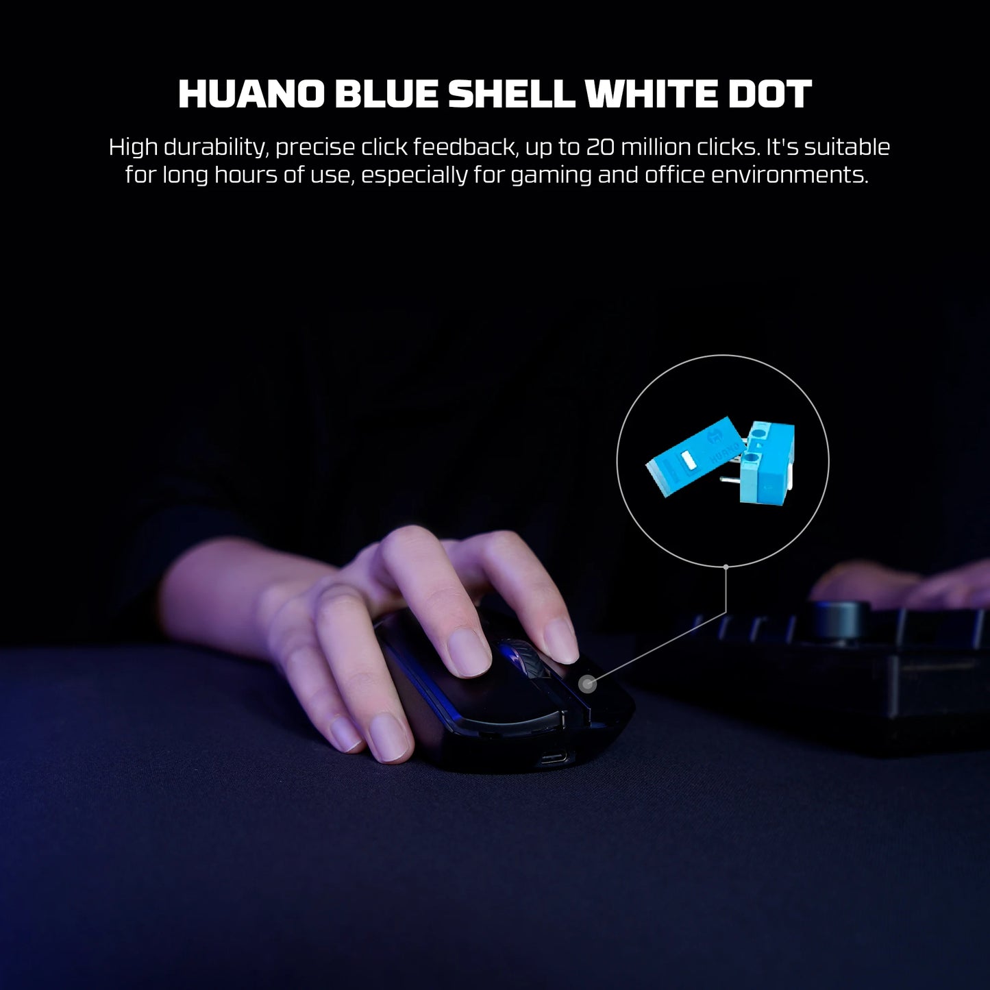 FANTECH CRYPOT II WG7v2 Wireless Gaming Mouse and Wired Mouse 12000DPI ARPG Anti-sweat coating Macro Mic for CSGO LOL