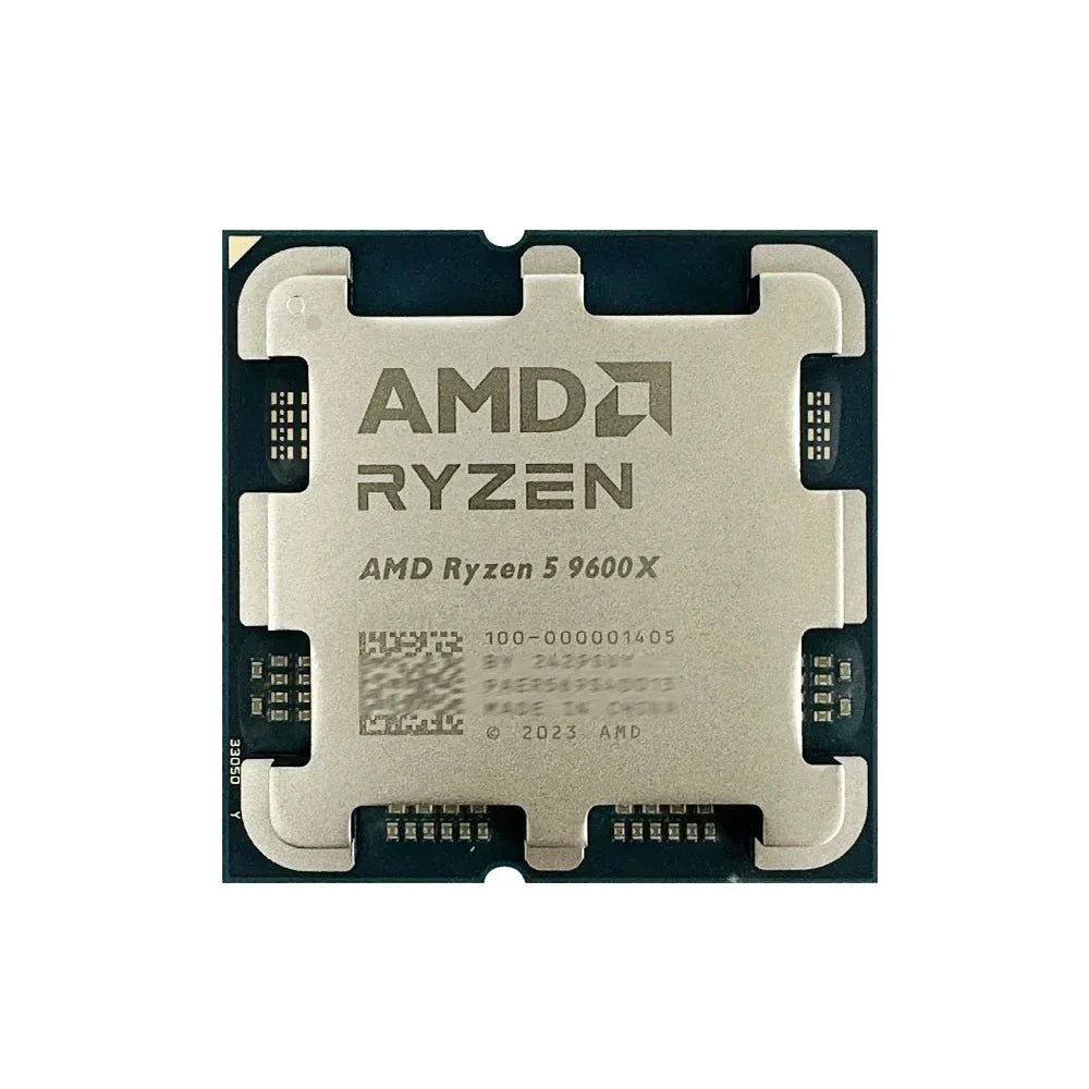 AMD Ryzen 5 9600X 5.4GHz 4NM 6-Core 12-Thread L3=32M R5 9600X Processor 65W Socket AM5 DDR5 NEW but No Fan