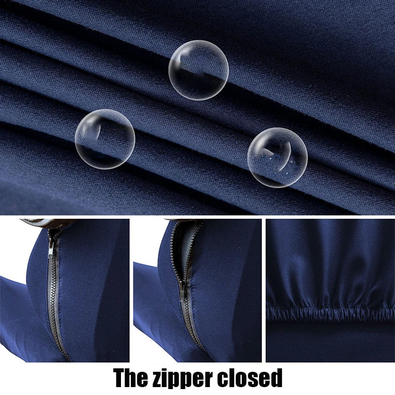 1pc seat cover, gaming chair cover, zipper closure, dust-proof and stain-proof, gaming chair cover, furniture protection cover,
