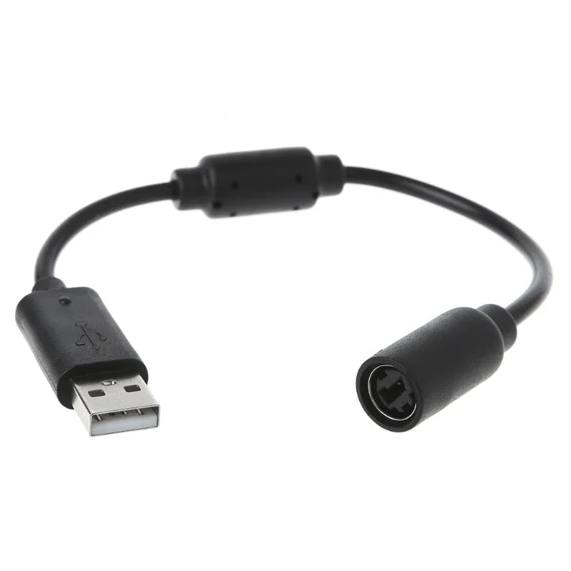USB Breakaway Cable Adapter Cord Replacement Dongle Extension Adapter Wire Cable Line for xbox 360 Game Controller