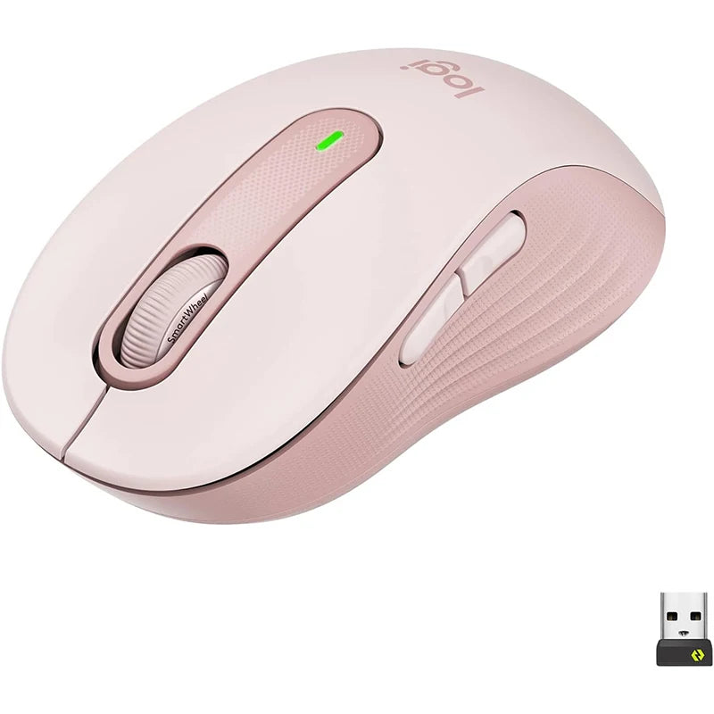 Logitech Signature M650/M650L 2.4Ghz Bluetooth Wireless Mouse - For Small to Medium Sized Hands Silent Clicks Notebook Mouse