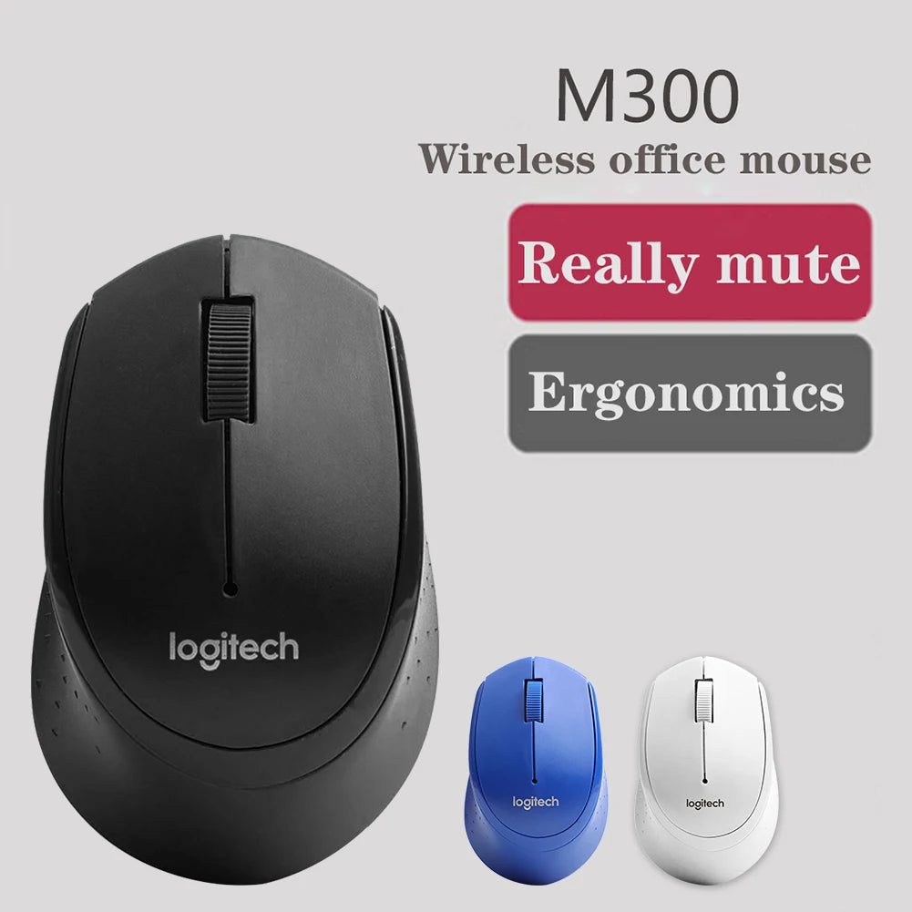 Logitech M330 2.4G Computer Wireless Mouse wi/ USB Receiver Gaming Mouse 1000 DPI Gaming Mice for PC Laptop Silent Mouse 2-10pcs