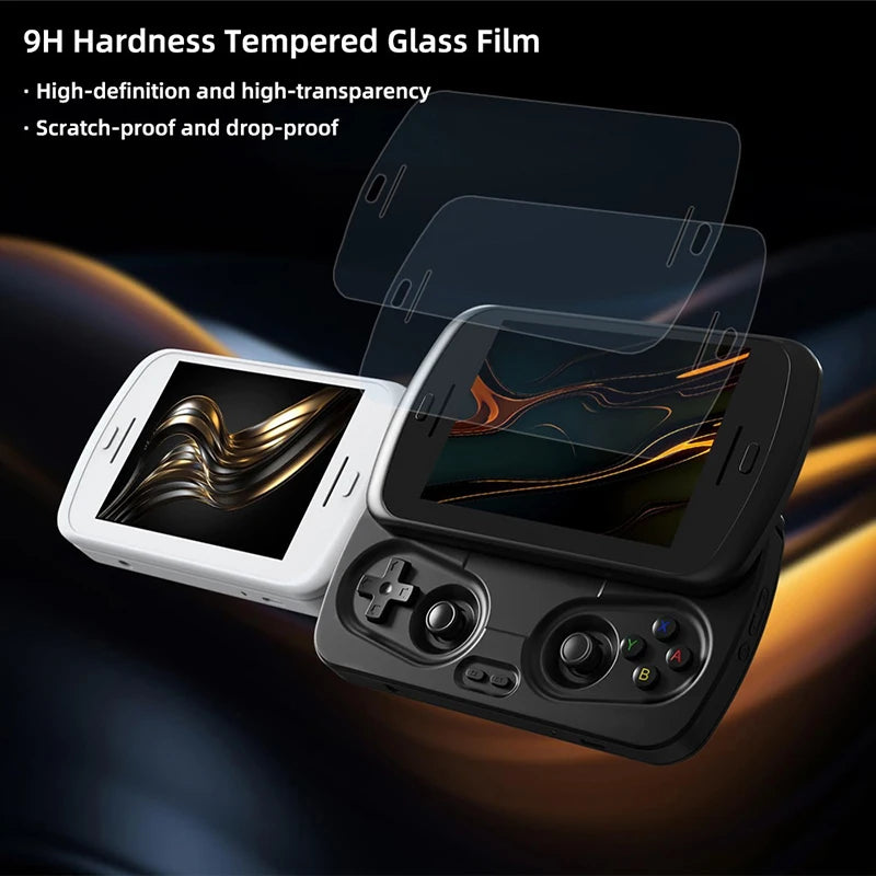 Portable Carrying Case For Anbernic RG Slide Tempered Glass Screen Protector Hand Bag Protective Shell Storage Bag For RG Slide