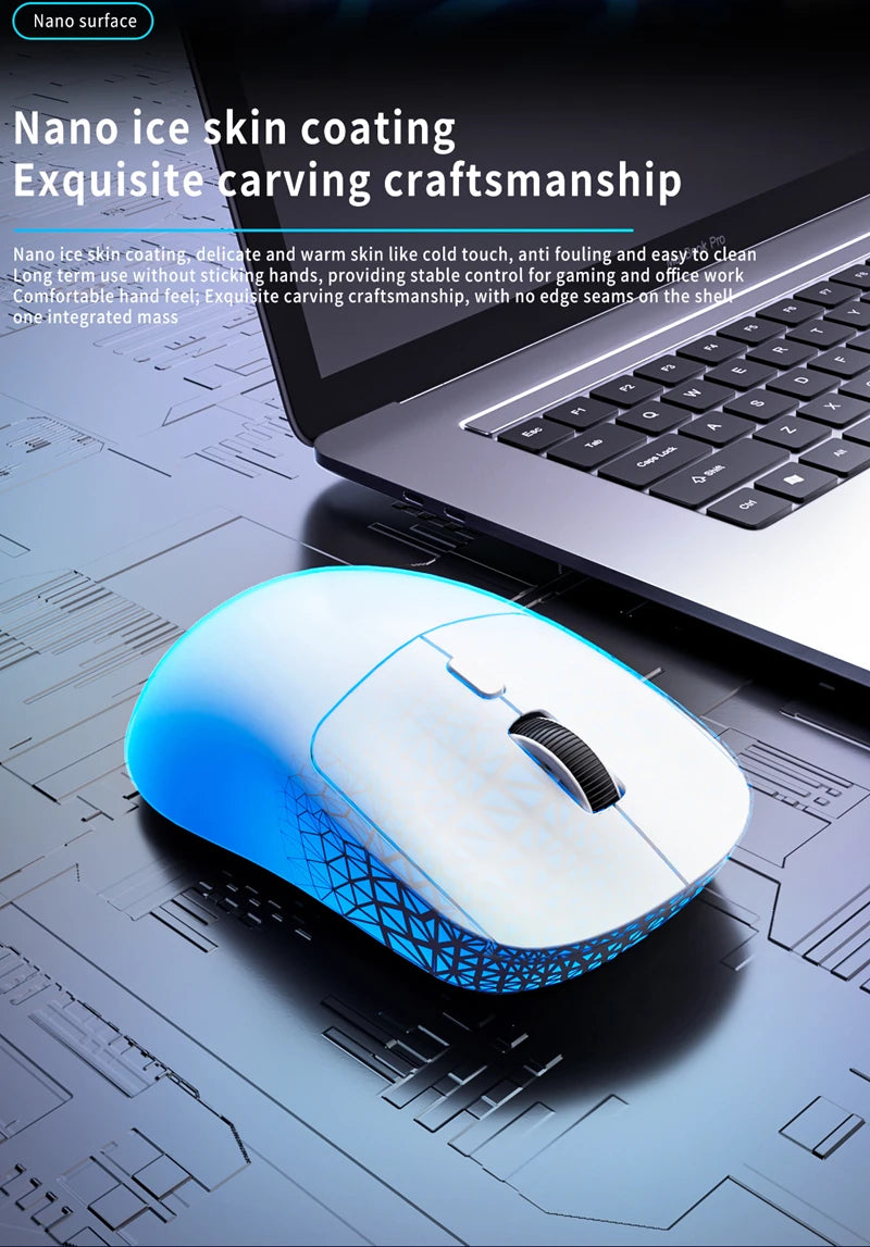 Xiaomi M348 Wireless Mouse Rechargeable 500mAh Bluetooth-Compatible Mouse Gamer Bluetooth Mouse For Laptop/Notebook/iPad/Tablet