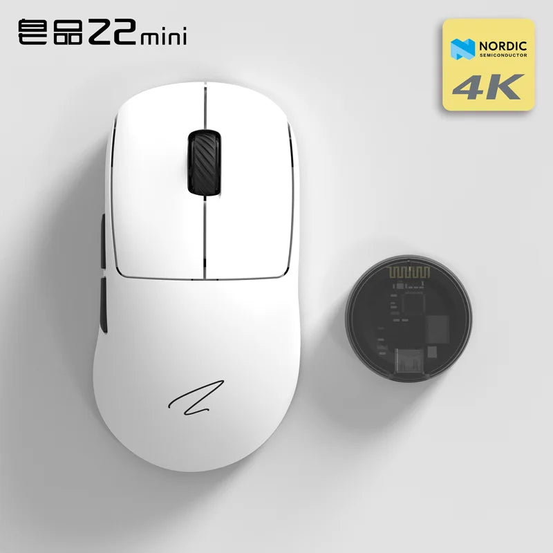 Zaopin Z2 Mini Max Wireless Mouse 4k/8k Bluetooth Tri Mode Paw3395/3950 Lightweight Ergonomics Low Latency Custom Gaming Mouse
