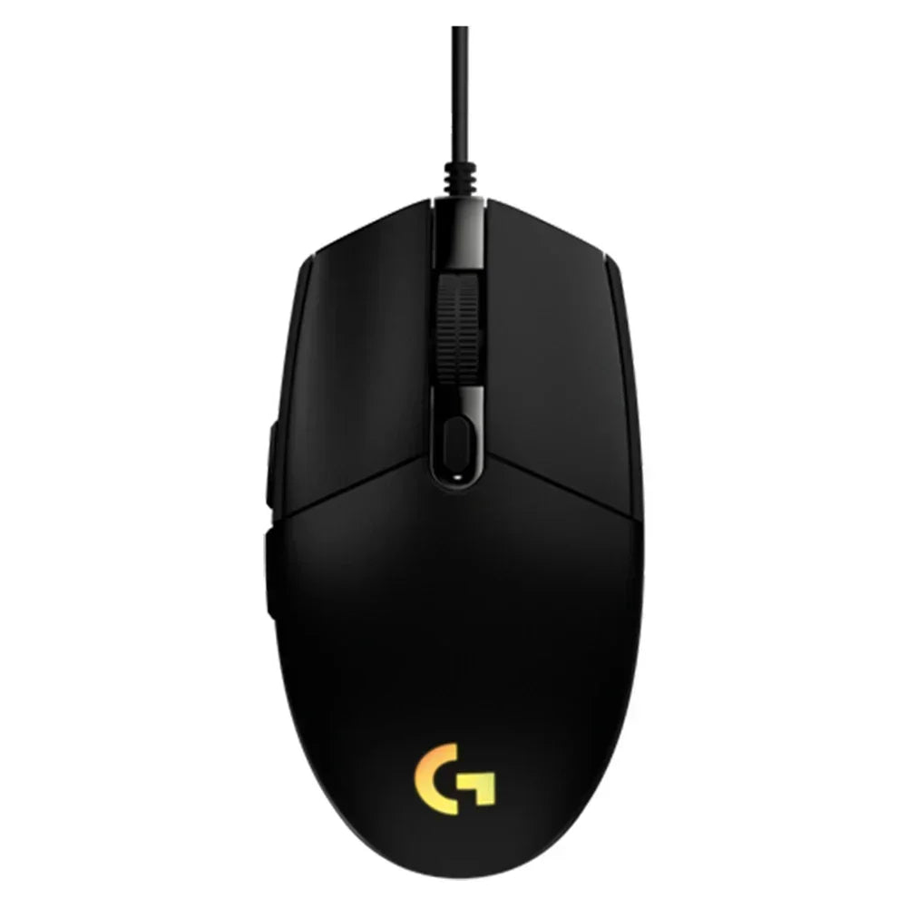 Logitech G102 Mouse Ergonomic Mouse Optical 8000DPI 16.8M Color LED Customizing 6 Buttons Wired Pc Gaming Accessories roccat