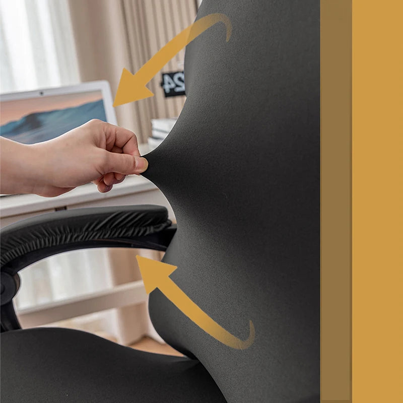 1pc seat cover, gaming chair cover, zipper closure, dust-proof and stain-proof, gaming chair cover, furniture protection cover,