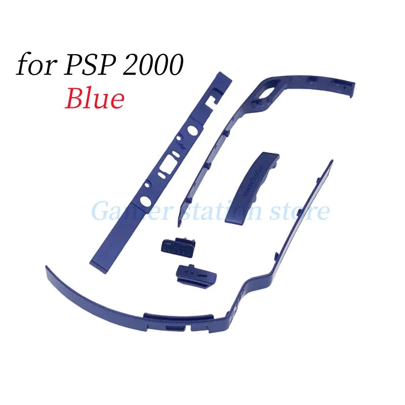 Plastic Button Frame For PSP1000 2000 3000 Silver Border Decorative Strip Housing Shell On/ OFF Power Button Gamepad Edge Switch
