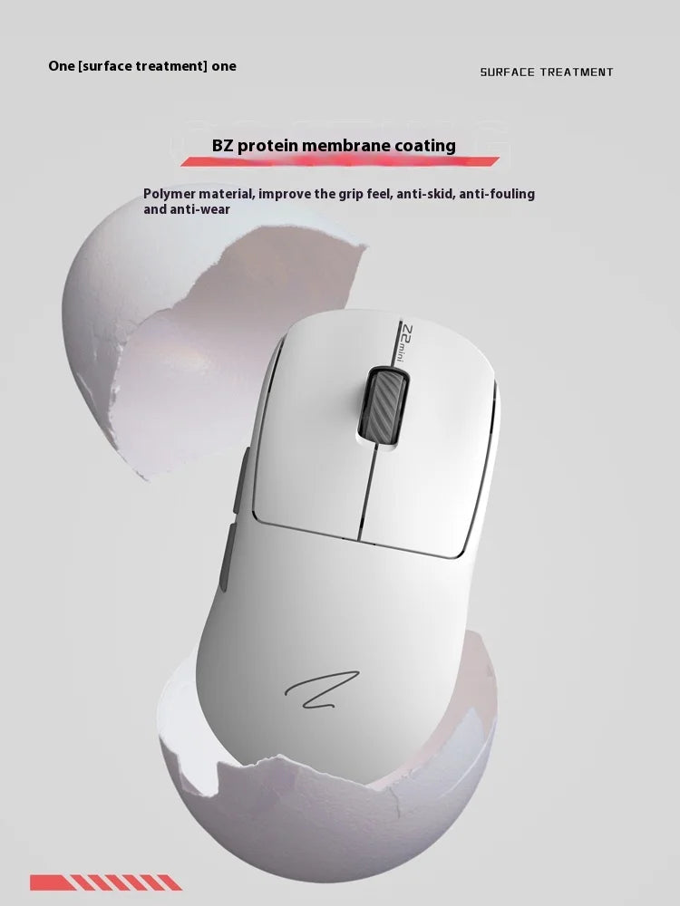 Zaopin Z2 Mini Max Wireless Mouse 4k/8k Bluetooth Tri Mode Paw3395/3950 Lightweight Ergonomics Low Latency Custom Gaming Mouse