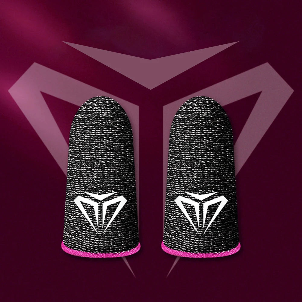 20-2PCS Finger Cots Gaming Fingertips Gloves Ultra-thin Breathable Sweatproof Touch Screen Gaming Finger Sleeves For PUBG Mobile