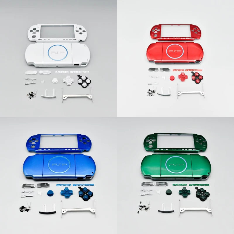 Replacement Faceplate Shell for PSP3000 Game Console Housing Case Cover with Buttons Kit for PSP 3000 3006 3008 095 New
