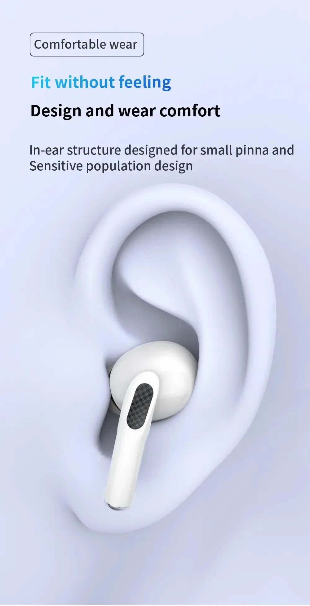 Original AIR ANC Bluetooth Earphones TWS Noise Reduction Wireless Earbuds Long battery life Pod Spatial Audio PRO With Mic